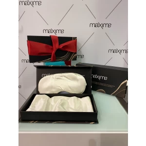 Coffret Maxime - Ensemble taie d'oreiller et masque pour les yeux en soie